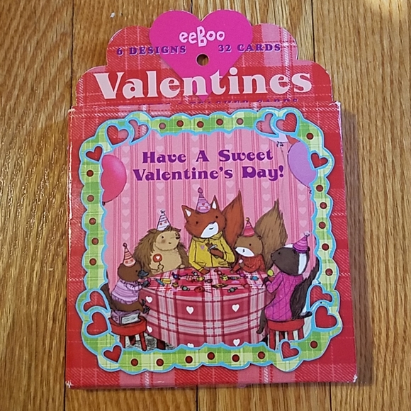 eeboo Other - eeBoo 32 Valentine's Cards with 2 Teacher Cards